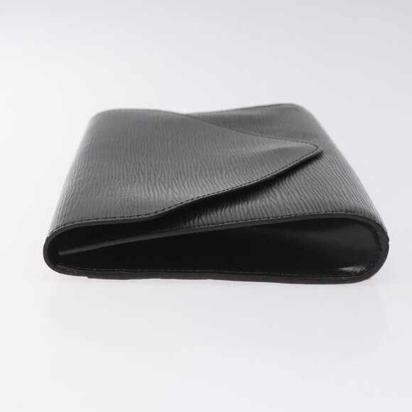 LOUIS VUITTON Epi Art Deco Clutch Bag Black M52632 LV Auth EC463 - Picture 5 of 15